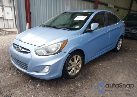 2012 Hyundai Accent Gls z USA, uszkodzony, nr VIN KMHCU4AE3CU042318